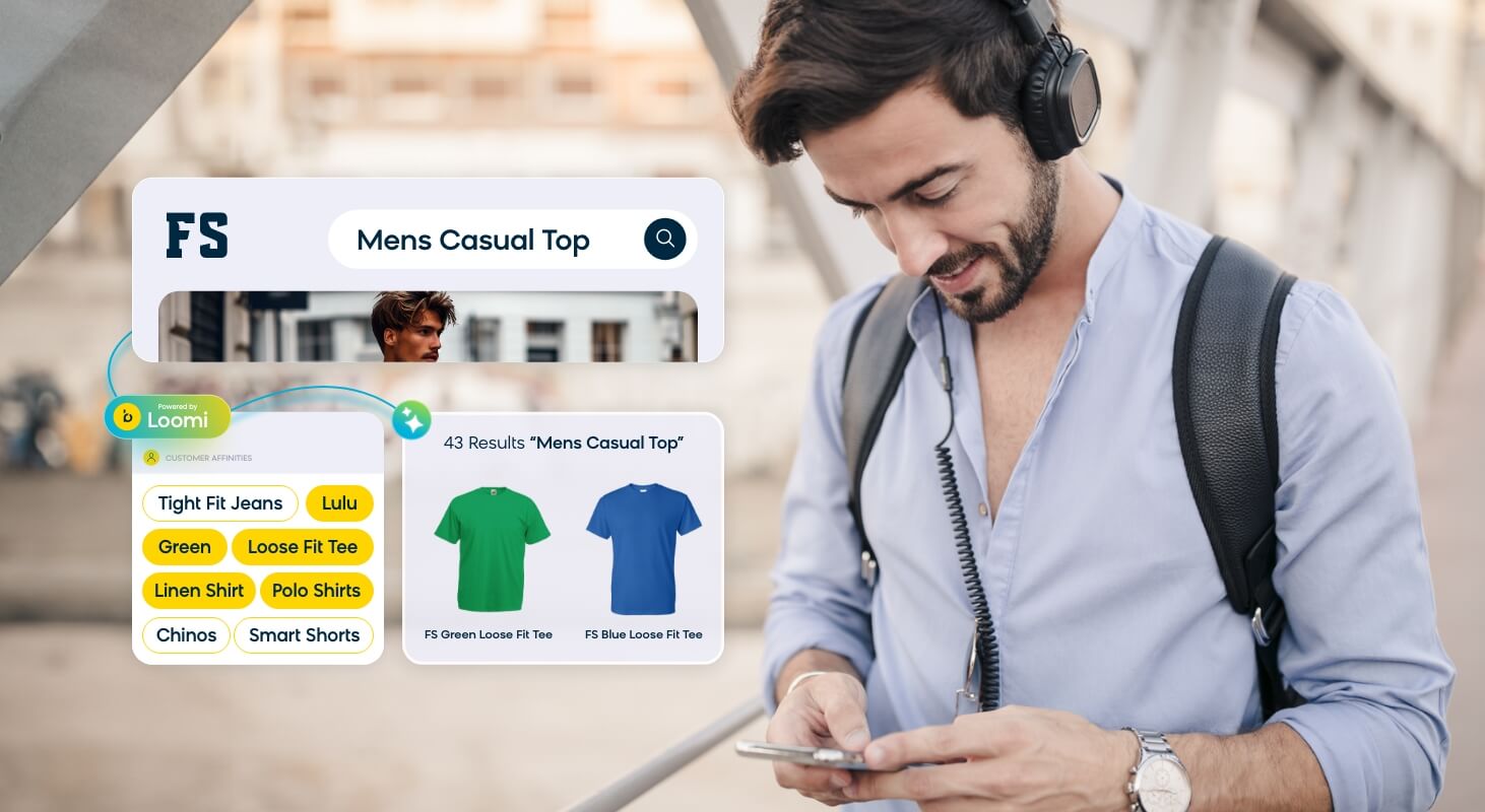 Taking customer affinities to help AI search personalize results