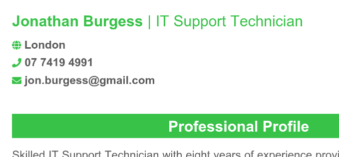 Name and contact details