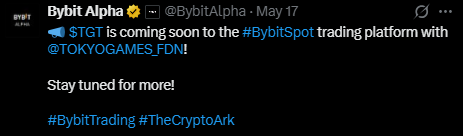 TGT Bybit listing