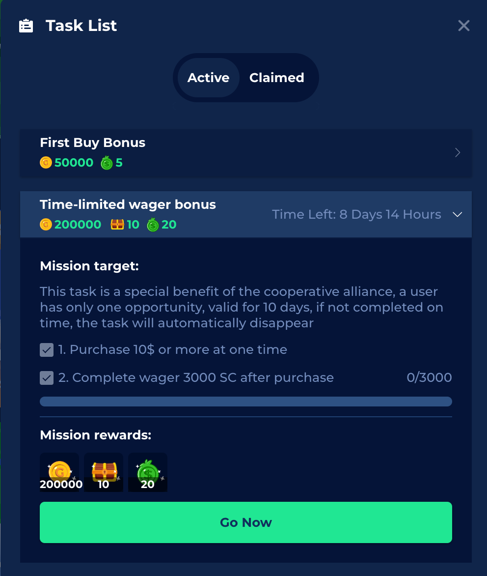 LuckyBird casino wager bonus