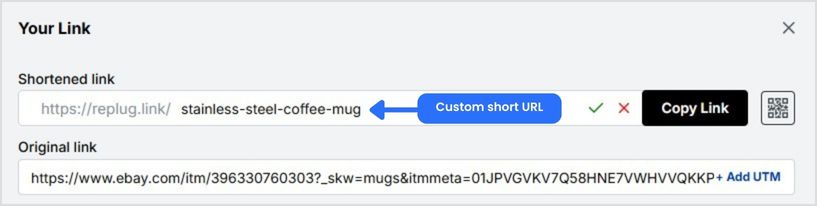 Create custom URL