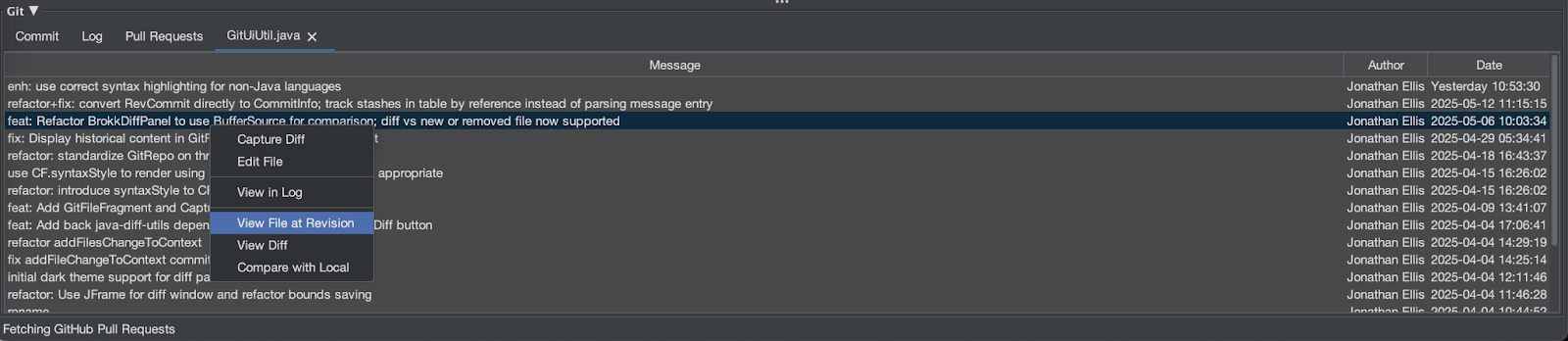 Git Diff Context